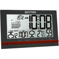 Wake up timer with thermometer