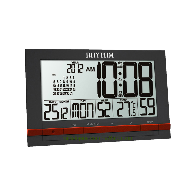 Wake up timer with thermometer