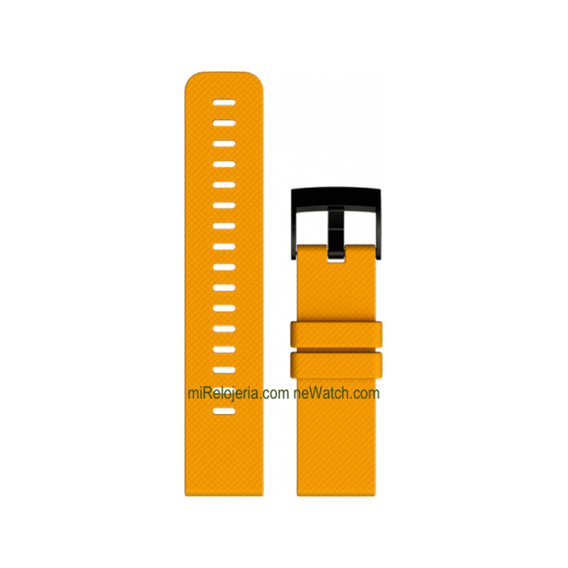 Traverse Amber Silicone Strap