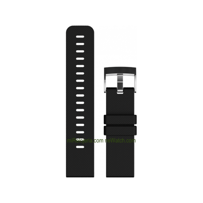Traverse Black Silicone strap