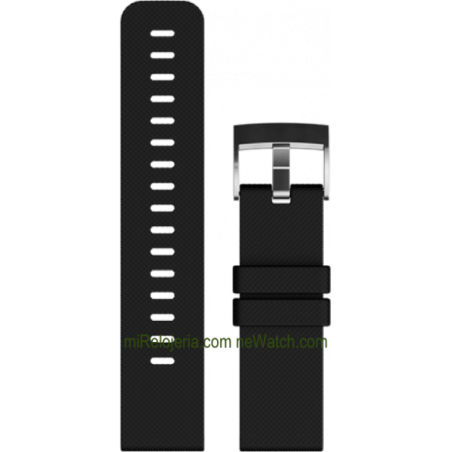 Traverse Black Silicone strap