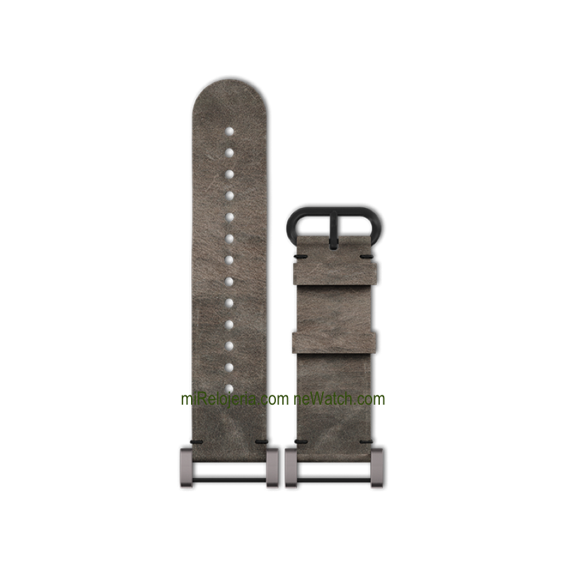 Essential Steel Leather strap