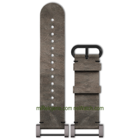 Essential Steel Leather strap