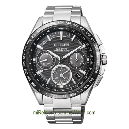 Eco-Drive Satellite Wave F900 Crono Alarma