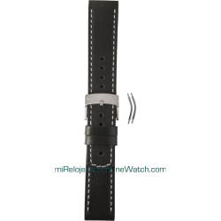 ELEMENTUM TERRA black leather strap kit