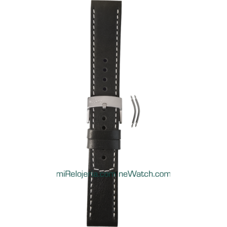 ELEMENTUM TERRA black leather strap kit