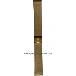 Mesh Standard Gold plated Bracelet 18 mm.