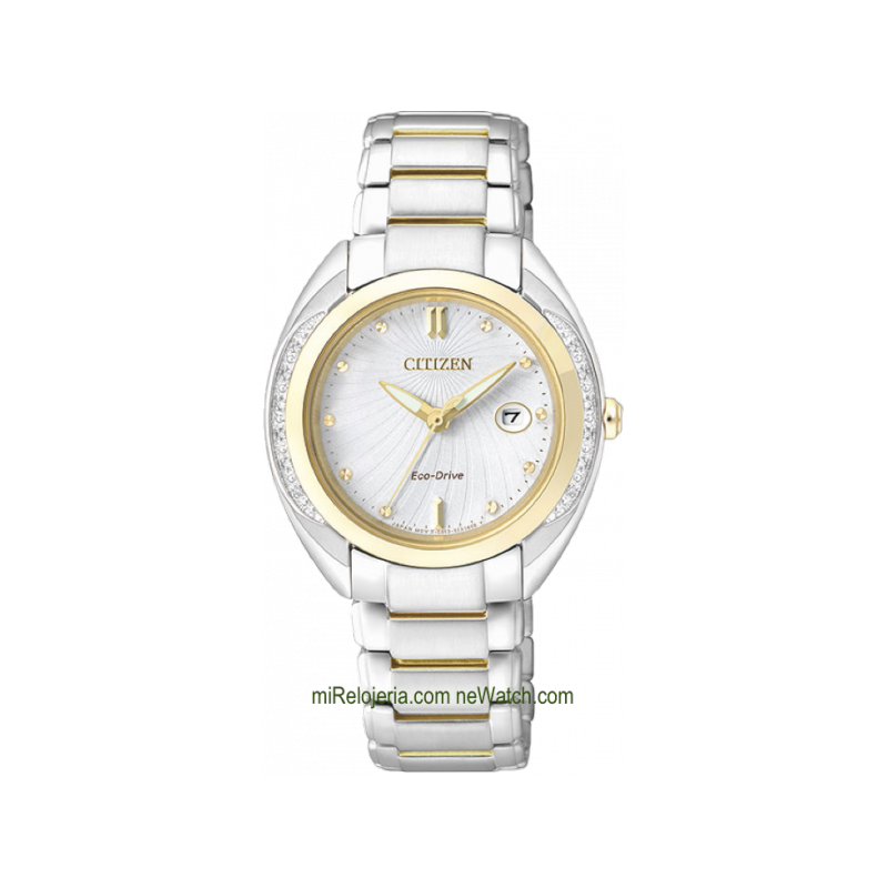 Eco drive L with diamonds