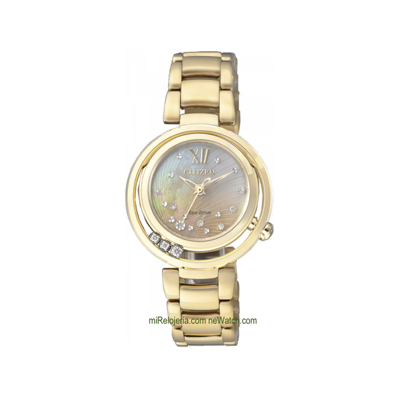 Eco drive L with diamonds