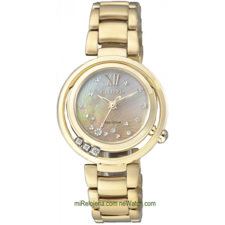 Eco drive L with diamonds