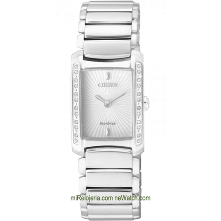 Eco drive Lady EG297 with diamonds