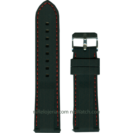 Standard Silicone Automatic Strap 24 mm.