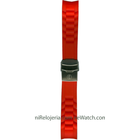 Standard Silicone Curved Strap 22 mm.