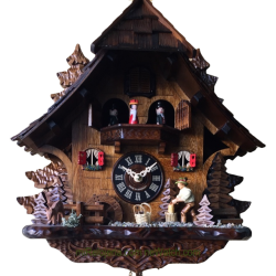 Woodcutter Chalet Cuckoo Clock