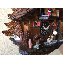 Woodcutter Chalet Cuckoo Clock