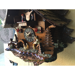 Woodcutter Chalet Cuckoo Clock