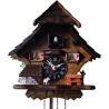 Chalet cuckoo clock with dog Engstler