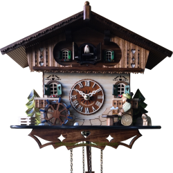 Cuckoo Bavarian chalet with beer drinker Engstler