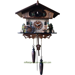 Cuckoo Bavarian chalet with beer drinker Engstler