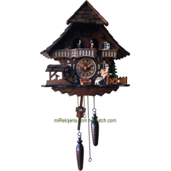 Cuco Casita con niña en caballito Engstler