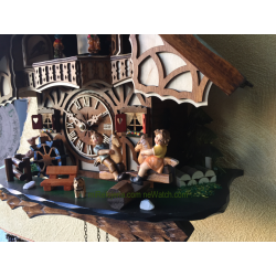 Cuckoo Bavarian chalet with the Merry Children Engstler