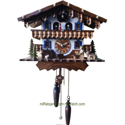 Cuckoo Bavarian chalet with beer drinker and dancers Engstler