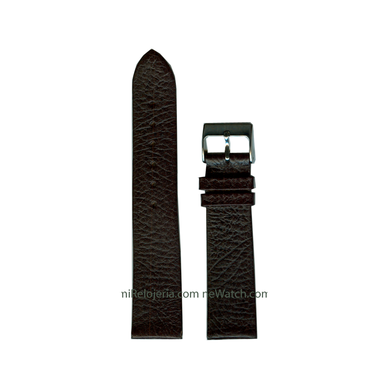 Genuine bison leather strap 20 mm.