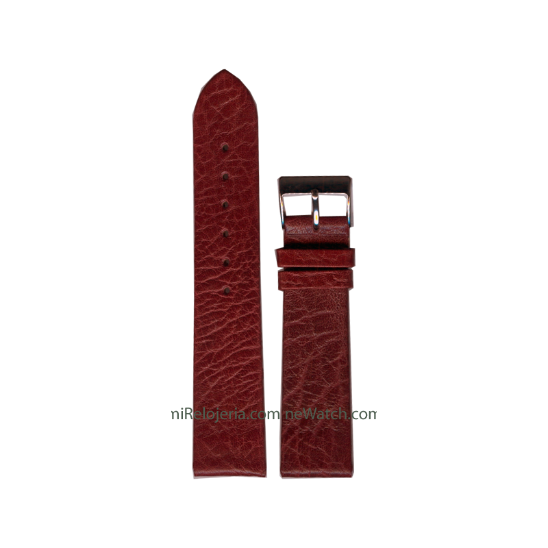 Genuine bison leather strap 16 mm.