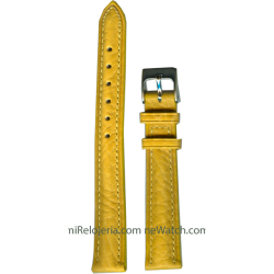 Padded Genuine buffalo leather strap 14 mm.