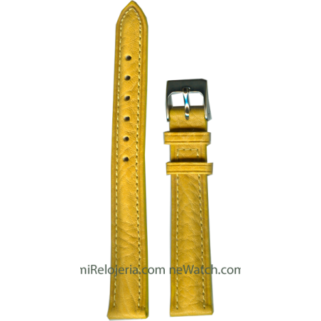 Padded Genuine buffalo leather strap 14 mm.