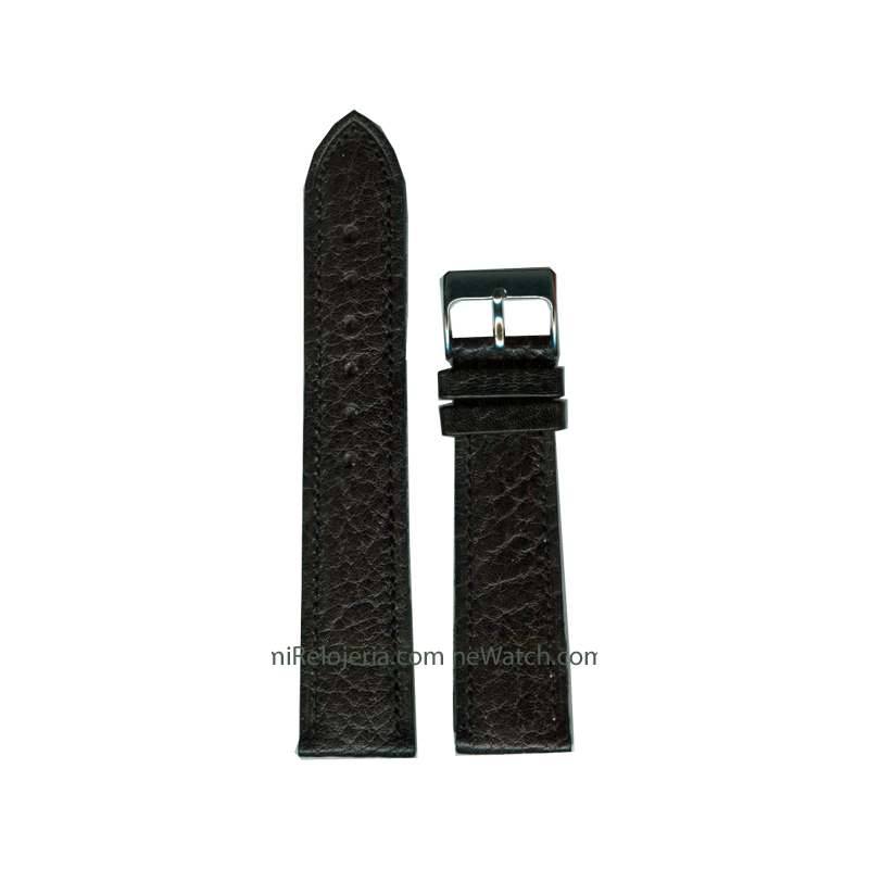 Padded Genuine buffalo leather strap 20 mm.