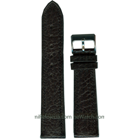 Correa de piel de búfalo alomado 18 mm