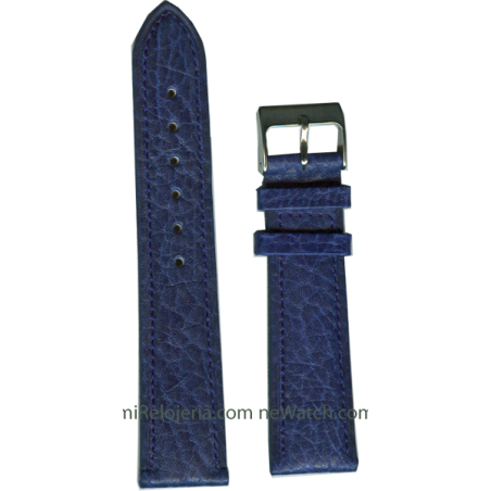 Padded Genuine buffalo leather strap 20 mm.