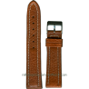 Genuine leather Padded Waterproof strap 18 mm.