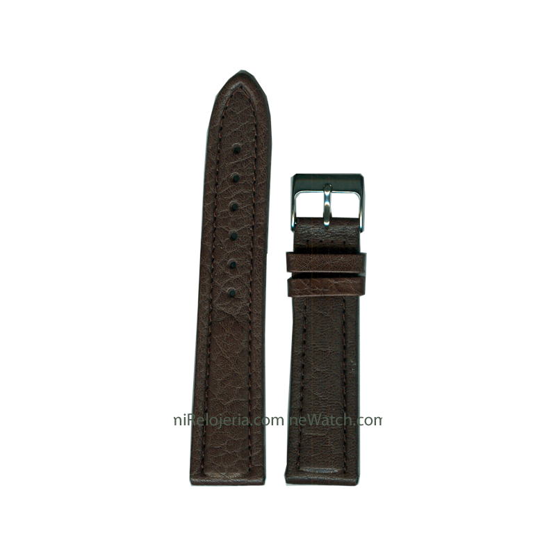 Genuine leather Padded Waterproof strap 20 mm.