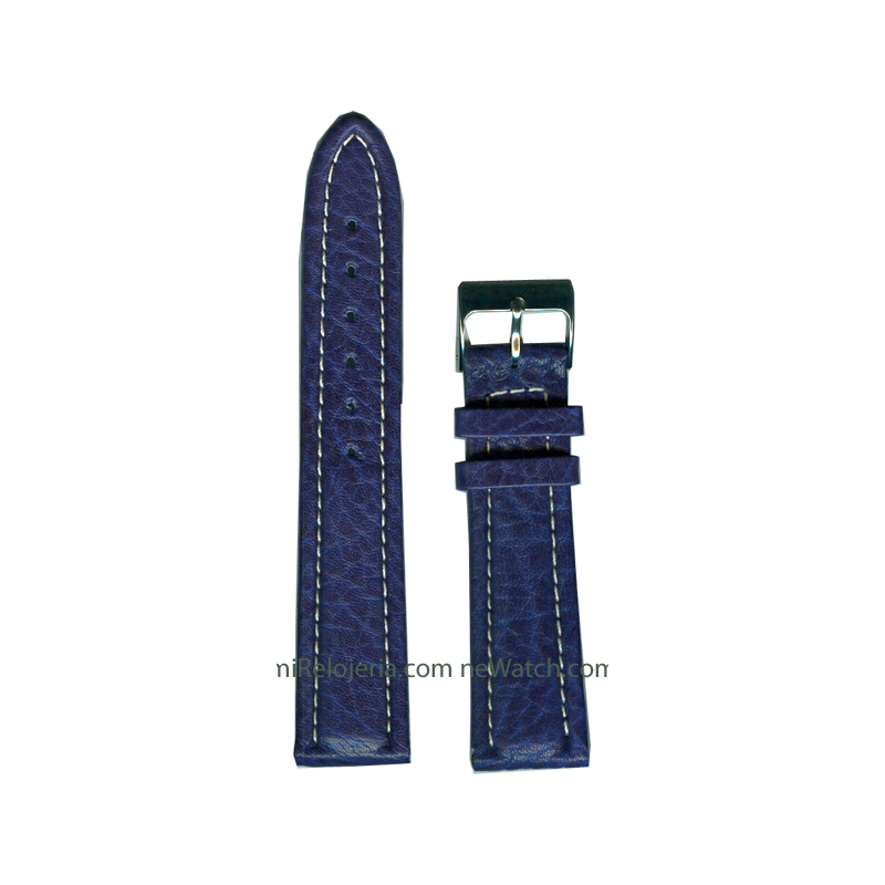 Genuine leather Padded Waterproof strap 20 mm.
