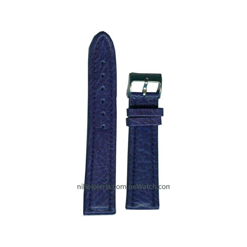 Genuine leather Padded Waterproof strap 18 mm.