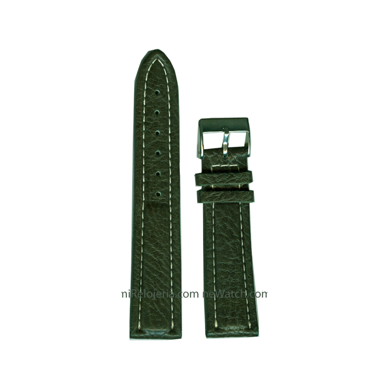 Correa de piel acuática alomada 20 mm