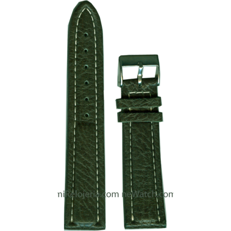 Correa de piel acuática alomada 18 mm