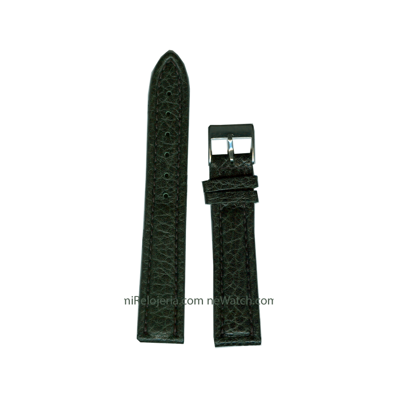 Correa de piel acuática alomada 18 mm