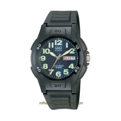 Unisex 3 hands double calendar