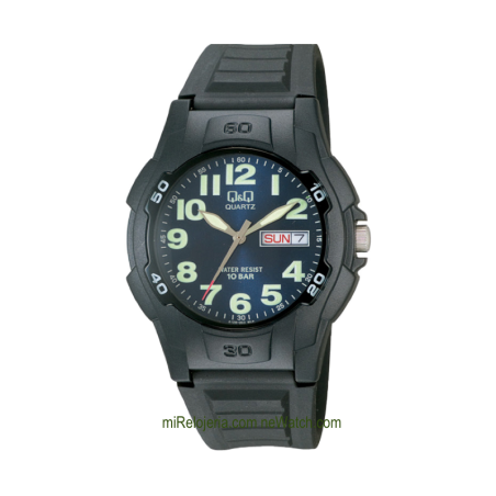 Unisex 3 hands double calendar