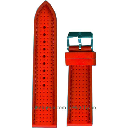 Correa de Silicona Perforada 22mm