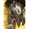 Leaf and bird cuckoo clock