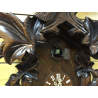 Leaf and bird cuckoo clock