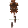Leaf and bird cuckoo clock Engstler