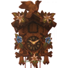 Leaf and bird cuckoo clock Engstler