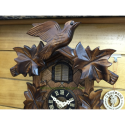Leaf and bird cuckoo clock Engstler