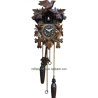 Leaf and bird cuckoo clock Engstler