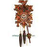 Leaf and bird cuckoo clock Engstler